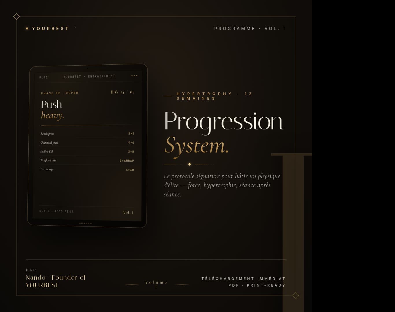 YOURBEST™ PROGRESSION SYSTEM