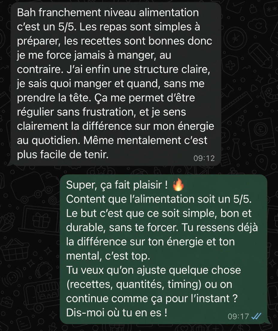 Suivi nutrition